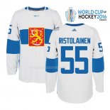 Maglia Hockey Finlandia Rasmus Ristolainen Premier 2016 World Cup Bianco