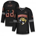 Maglia Hockey Florida Panthers Jagr 2020 USA Flag Nero