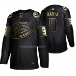 Maglia Hockey Golden Edition Anaheim Ducks Paul Kariya Retired Giocatore Autentico Nero