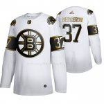 Maglia Hockey Golden Edition Boston Bruins Patrice Bergeron Limited Bianco