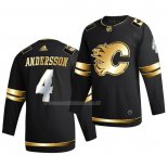 Maglia Hockey Golden Edition Calgary Flames Rasmus Andersson Limited Autentico 2020-21 Nero