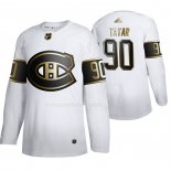 Maglia Hockey Golden Edition Montreal Canadiens Tomas Tatar Autentico Bianco