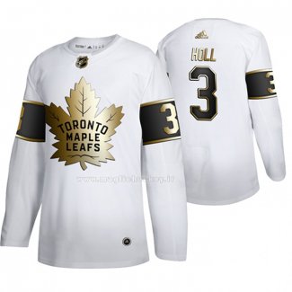 Maglia Hockey Golden Edition Toronto Maple Leafs Justin Holl Limited Bianco