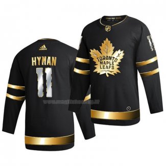 Maglia Hockey Golden Edition Toronto Maple Leafs Zach Hyman Limited Autentico 2020-21 Nero