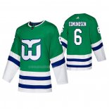 Maglia Hockey Hartford Whalers Joel Edmundson Autentico Heritage Verde