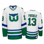 Maglia Hockey Hartford Whalers Warren Foegele Heritage Throwback Bianco