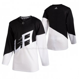 Maglia Hockey Los Angeles Kings 2020 Stadium Series Bianco Nero