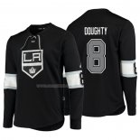 Maglia Hockey Los Angeles Kings Drew Doughty Platinum Nero