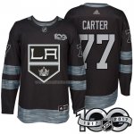 Maglia Hockey Los Angeles Kings Jeff Carter 1917-2017 100th Anniversario Nero