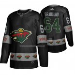 Maglia Hockey Minnesota Wild Mikael Granlund Breakaway Nero