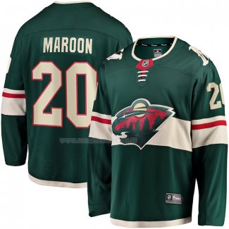 Maglia Hockey Minnesota Wild Pat Maroon Home Breakaway Verde