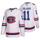 Maglia Hockey Montreal Canadiens Brendan Gallagher Bianco