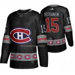 Maglia Hockey Montreal Canadiens Jesperi Kotkaniemi Breakaway Nero