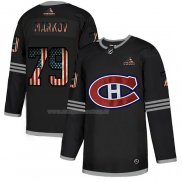 Maglia Hockey Montreal Canadiens Markoy 2020 USA Flag Nero