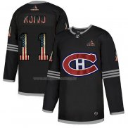Maglia Hockey Montreal Canadiens Saku Koivu 2020 USA Flag Nero