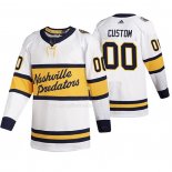 Maglia Hockey Nashville Predators Personalizzate Breakaway Giocatore 2020 Winter Classic Throwback Bianco