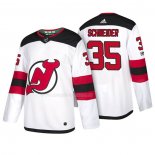 Maglia Hockey New Jersey Devils Cory Schneider 2018 Bianco