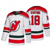 Maglia Hockey New Jersey Devils Drew Stafford Alternato Autentico Bianco