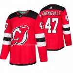 Maglia Hockey New Jersey Devils John Quenneville Home Autentico Rosso
