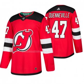Maglia Hockey New Jersey Devils John Quenneville Home Autentico Rosso