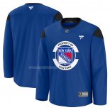 Maglia Hockey New York Rangers Practice Blu