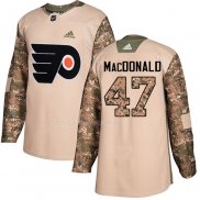 Maglia Hockey Philadelphia Flyers Andrew Macdonald Autentico 2017 Veterans Day Camuffamento