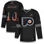Maglia Hockey Philadelphia Flyers Schenn 2020 USA Flag Nero