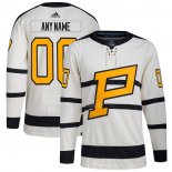 Maglia Hockey Pittsburgh Penguins 2023 Winter Classic Autentico Personalizzate Crema