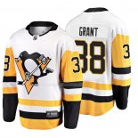 Maglia Hockey Pittsburgh Penguins Derek Grant 2019 Away Breakaway Bianco