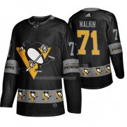 Maglia Hockey Pittsburgh Penguins Evgeni Malkin Breakaway Nero