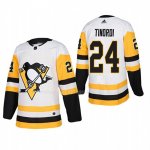 Maglia Hockey Pittsburgh Penguins Jarred Tinordi Away Autentico Giocatore Bianco