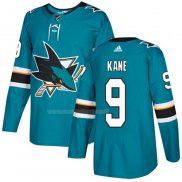 Maglia Hockey San Jose Sharks Evander Kane Home Autentico Verde