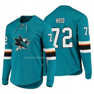 Maglia Hockey San Jose Sharks Tim Heed Platinum Verde