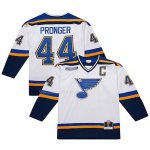 Maglia Hockey St. Louis Blues Chris Pronger Mitchell & Ness 1999-00 Bianco