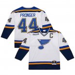 Maglia Hockey St. Louis Blues Personalizzate Throwback Premier Blu
