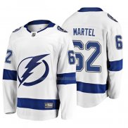 Maglia Hockey Tampa Bay Lightning Danick Martel 2019 Away Breakaway Bianco