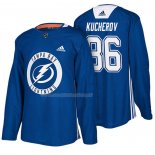 Maglia Hockey Tampa Bay Lightning Nikita Kucherov New Season Practice Blu