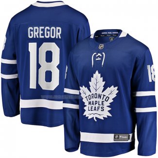 Maglia Hockey Toronto Maple Leafs Noah Gregor Home Premier Breakaway Blu