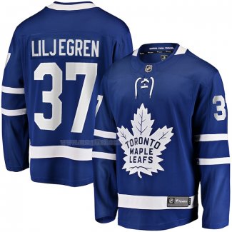 Maglia Hockey Toronto Maple Leafs Timothy Liljegren Home Premier Breakaway Blu