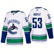 Maglia Hockey Vancouver Canucks Bo Horvat Away Premier 2017-2018 Bianco