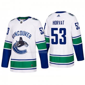 Maglia Hockey Vancouver Canucks Bo Horvat Away Premier 2017-2018 Bianco