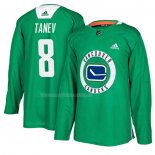 Maglia Hockey Vancouver Canucks Christopher Tanev New Season Practice Verde