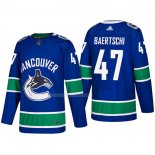 Maglia Hockey Vancouver Canucks Sven Baertschi Home Premier 2017-2018 Blu