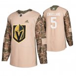 Maglia Hockey Vegas Golden Knights Deryk Engelland Veterans Day Camuffamento