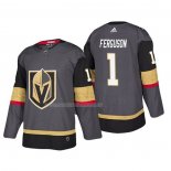 Maglia Hockey Vegas Golden Knights Dylan Ferguson Home Autentico Giocatore Gris