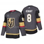Maglia Hockey Vegas Golden Knights Griffin Reinhart Bound Patch 2018 Stanley Cup Final Gris