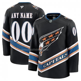 Maglia Hockey Washington Capitals 50th Anniversary Alternato Personalizzate Nero