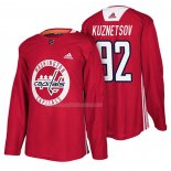 Maglia Hockey Washington Capitals Evgeny Kuznetsov New Season Practice Rosso