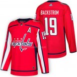 Maglia Hockey Washington Capitals Nicklas Backstrom Autentico Home 2018 Rosso