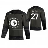 Maglia Hockey Winnipeg Jets Nikolaj Ehlers 2019 Veterans Day Camuffamento